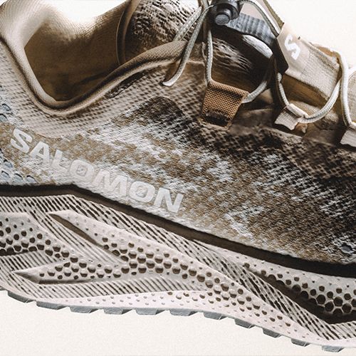 Dámské běžecké boty Salomon Aero Glide 4 GRVL tapioca/desert tan