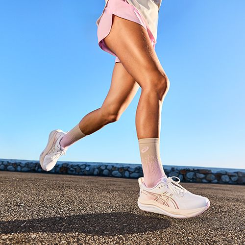 Dámské běžecké boty Asics Gel-Kayano 33 White/Hazy Lilac