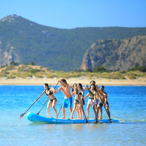 Prkno SUP Aqua Marina Mega - Group iSUP, 5.5m/20cm modré BT-20ME