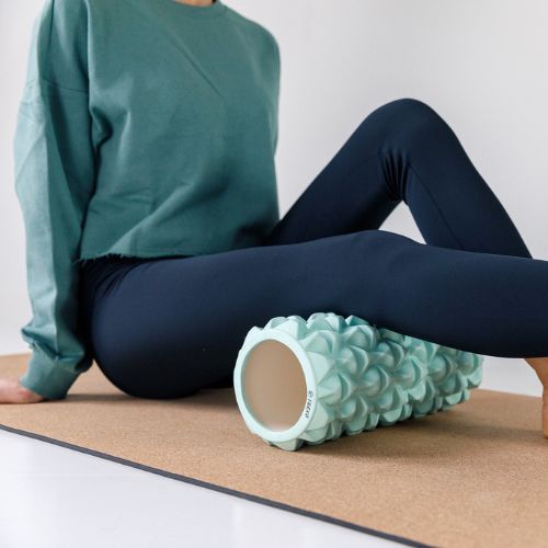 XTREXO EVA PVC masážní váleček zelený MR-EV01Z