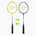 Dunlop Nitro-Star SSX 1.0 badmintonový set modrá/žlutá 13015319