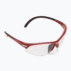 Brýle na squash Dunlop Competition Eyewear Protective red/clear