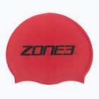 Plavecká čepice ZONE3 Silicone Swim red