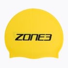 Plavecká čepice ZONE3 Silicone Swim high vis yellow