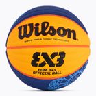 Basketbalový míč  Wilson Fiba 3x3 Game Ball Paris Retail 2024 blue/yellow velikost 6