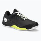 Pánské  tenisové boty  Wilson Rush Pro 4.0 Clay black/white/safety yellow