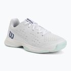 Dětské tenisové boty Wilson Rush Pro Ace L Jr white/bay/skip blue