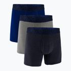 Pánské boxerky  Under Armour Perf Cotton 6" 3 páry midnight/navy