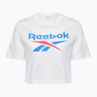 Dámské tričko Reebok Identity Big Logo Crop Tee white/coral/blue