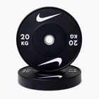 Olympijské bumperové závaží Nike Strength Rubber Bumper Plates 20 kg black/white