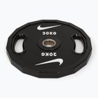 Olympijské bumperové závaží Nike Strength Pro Urethane Plates 20 kg black/white