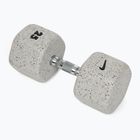 Gumová činka Nike Strength Grind Dumbbell 25 kg wolf grey
