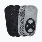 Ponožky Gaiam Grippy Yoga 2 pack grey/black