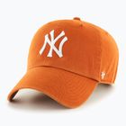 Kšiltovka 47 Brand MLB New York Yankees CLEAN UP burnt orange 