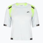 Dámské běžecké tričko Brooks Carbonite icy grey/nightlife jacquard