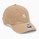 Kšiltovka 47 Brand MLB New York Yankees Base Runner CLEAN UP khaki