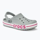 Nazouváky  Crocs Bayaband Clog light grey/candy pink