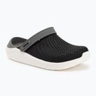Nazouváky Crocs LiteRide Clog black/smoke