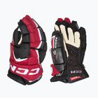 Dětské hokejové rukavice CCM JetSpeed FT6 Pro JR black/red/white
