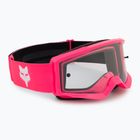 Dětské cyklistické brýle Fox Racing Main Core Jr pink/clear