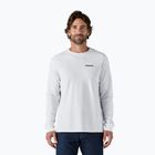 Pánské tričko Patagonia P-6 Logo Responsibili Longsleeve white