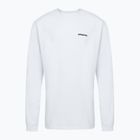 Pánské tričko Patagonia P-6 Logo Responsibili Longsleeve white