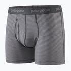 Pánské boxerky Patagonia Essential 3" fathom/forge grey