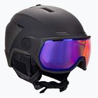 Pánská lyžařská helma Salomon Pioneer Lt Visor Photo Sigma černá L41532200