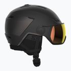 Lyžařská helma Salomon Pioneer LT Visor Photo S1-S3 black/poppy red