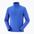 Pánská fleece mikina Salomon Outrack HZ Mid modrá LC1711000