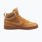 Dětské boty do vody Nike Court Borough Mid 2 Boot (Gs) wheat/gum med brown/wheat