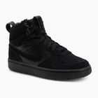 Dětské boty Nike Court Borough Mid 2 black/black/black
