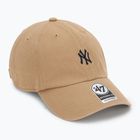 Kšiltovka 47 Brand MLB New York Yankees Base Runner CLEAN UP khaki