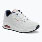 Dámské boty SKECHERS Uno Stand On Air white durabuck/navy/red trim/mesh