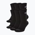 Pánské ponožky Nike Everyday Plus Cushioned Crew 6 párů black/white
