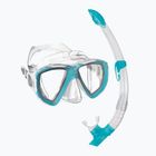 Šnorchlovací sada Mares Combo Trygon aqua/white/clear