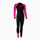 Dámský plavecký neopren Zoggs Ow Explorer Fs 3.2.2 mm black/pink