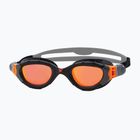 Plavecké brýle Zoggs Predator Flex Titanium grey/ black/ mirror orange