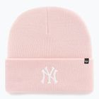 Zimní čepice 47 Brand MLB New York Yankees Haymaker pink
