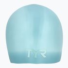 Plavecká čepice TYR Long Hair Wrinkle Free Silicone light blue