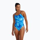 Dámské jednodílné plavky TYR Durafast Elite Azultec Cutoutfit ocean blue