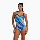 Dámské jednodílné plavky TYR Durafast Elite Riptidal Trinityfit teal/orange