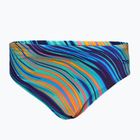 Pánské plavky TYR Durafast Elite Riptidal Briefs teal/orange