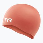 Plavecká čepice TYR Wrinkle Free Silicone coral/white