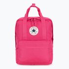 Converse Malý čtvercový 14 l batoh v horké růžové barvě