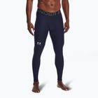 Pánské fitness  legíny Under Armour HeatGear midnight navy/white