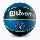 Wilson NBA Team Tribute Minnesota Timberwolves basketbalový míč modrý WTB1300XBMIN