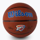 Wilson NBA Team Alliance Oklahoma City Thunder basketbalový míč hnědý WTB3100XBOKC