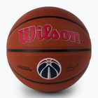 Wilson NBA Team Alliance Washington Wizards basketbalový míč hnědý WTB3100XBWAS