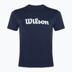 Pánské tenisové tričko Wilson Team Graphic classic navy script